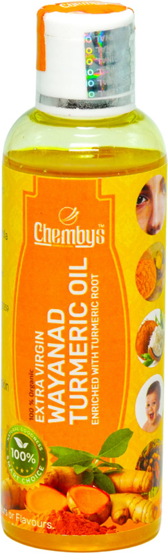 Chembys 100% Organic Extra Virgin Wayanad Turmeric Oil Ventha Velichenna(100 ml)