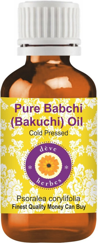 deve herbes Pure Babchi (Bakuchi) Oil (Psoralea corylifolia) --100% Natural Therapeutic Grade Cold Pressed(30 ml)