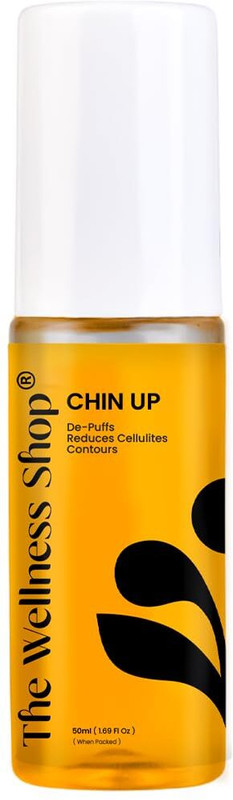 The Wellness Shop Chin Up Oil for Face, Neck, and Jawline - Skin Firming, Reduces Facial Cellulite(50 ml)