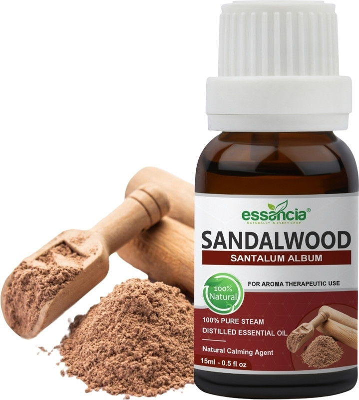 essancia Luxurious Sandalwood Essential Oil for Skin, Diffuser, Soap Making, Relaxation(15 ml)