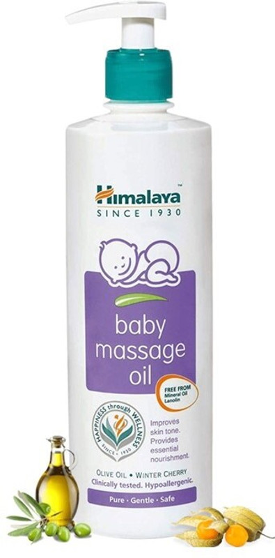 HIMALAYA BABY MASSAGE OIL 500ml | Improves Skin Tone |(500 ml)