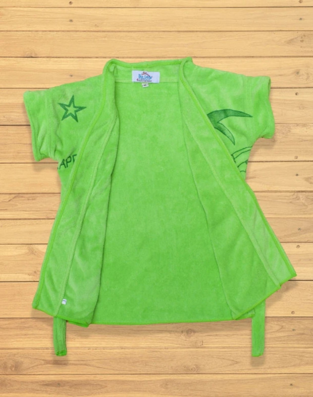 outfitx Green Medium Bath Robe(1 bath_robe, For: Baby Boys & Baby Girls, Green)