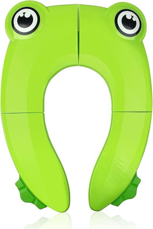 NEEVANTA Portable Foldable Potty Seat, Best Hygienic Sanitary Toilet Solution for Kids Baby Bath Seat(Green)