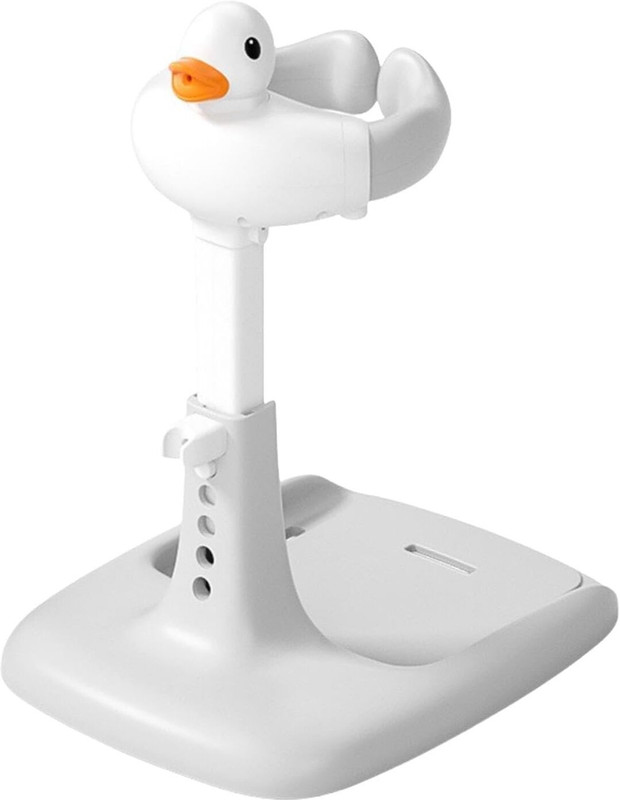 Lexara Toddler Bath Seat Anti Slip Adjustable Arm Support Baby Shower Chair Baby Bath Seat(White)