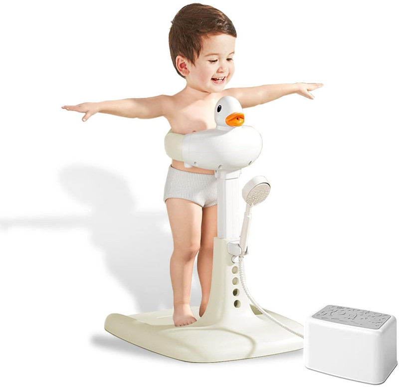 FLOVTRIX Adjustable Baby Bath Stand With Huggable Duckling For 6-24 month kid Baby Bath Seat(Multicolor)