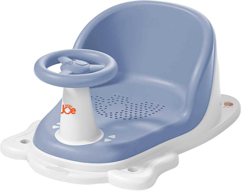 JUNIOR JOE Baby Bath Chair Seat (6 to 18 Months) Babies Comfortable Backrest Support Baby Bath Seat(Blue -2)