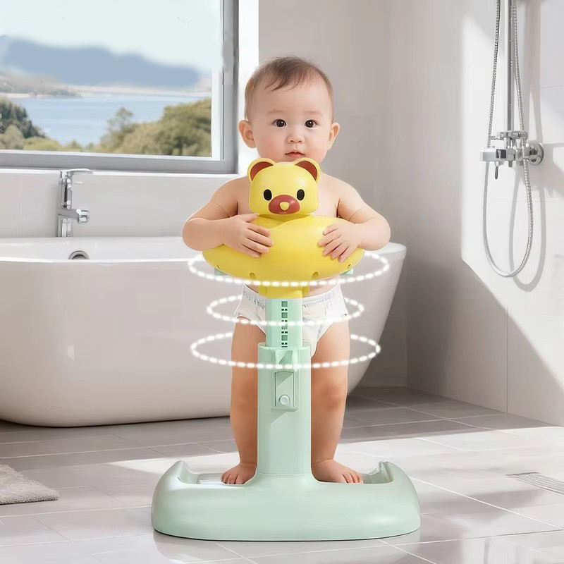 SUNNIFA Baby Bath with Shower Stand Support Adjustable & Foldable Baby Bath Stand Baby Bath Seat(Multicolor)
