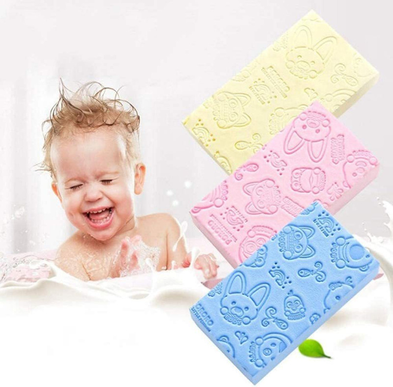 PVA Super Soft Exfoliating Bath Sponge Painless Scrub Sponge for Adults Children