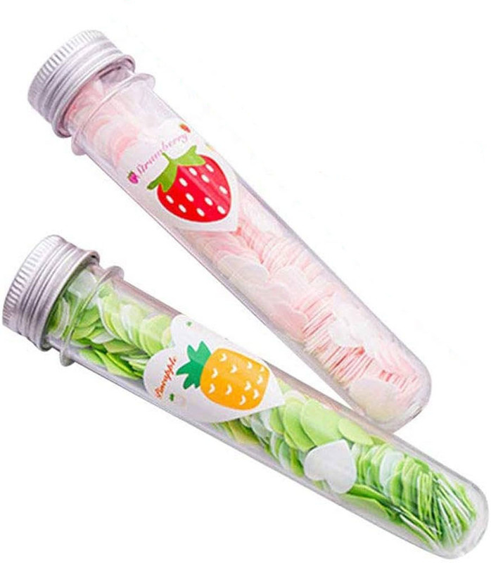 GAMLOID 2 Piece Paper Soap Bottle Flavored Portable Tube for Hand Wash