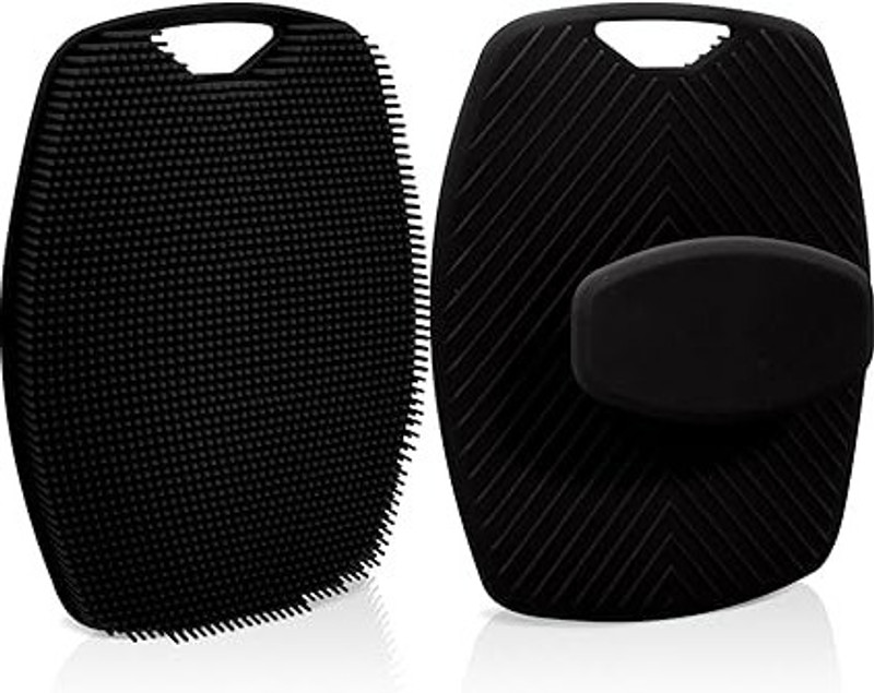 Butee 2 in 1 Silicone Body Scrubber Pad | Back & Shoulder Cleaning Scrubber