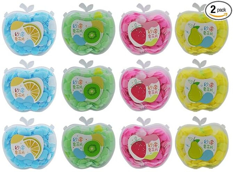 Asera Paper Soap Box For Travel/Portable Disposable Hand Washing Cleaning (Set of 12)