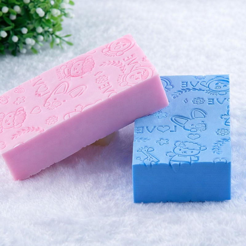 ANSHAURA 2 PCS Ultra Soft Bath Sponge for Shower & Body Exfoliation