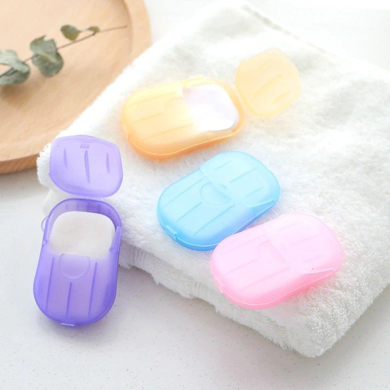 AAHISHAN Disposable Mini Soap Paper Travel Hand Washing Box-X35