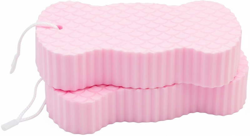 Ornika Super Soft Exfoliating Bath Sponges Reusable Exfoliating Body Dead Skin Pack 2