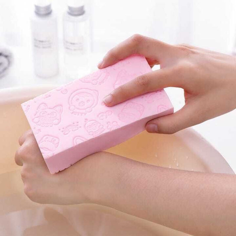 TRENDVYOM Soft Exfoliating Sponge Asian Bath For Shower Dead Skin Remover For Body 1P