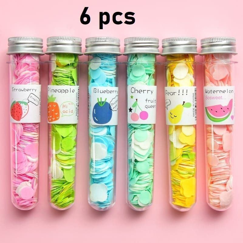SHINECARTS Fruit Shape Paper Soap Sheets | Travel Friendly Hand Wash Soap (Multi-Colour)