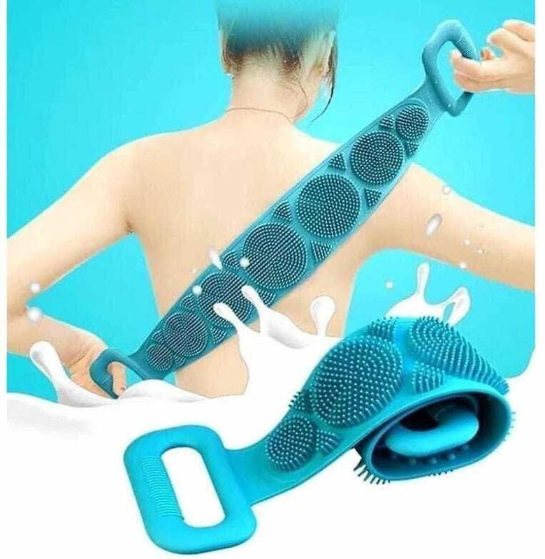 FRESINIYA ENTERPRISES Double Side Body Back Scrubber for Bath – Blue Soft & Deep Cleaning