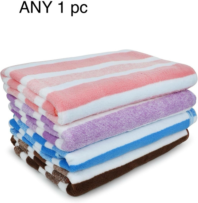 RadhaTex Microfiber 320 GSM Bath, Beach, Face, Hair Towel(Pack of 2)