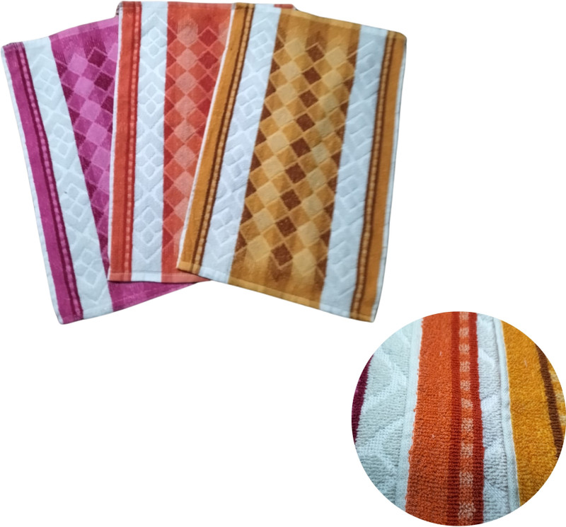 PinnacleX Polycotton 300 GSM Hand Towel Set(Pack of 3)