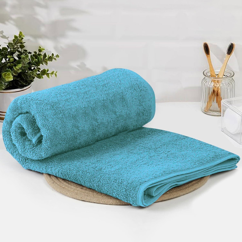 Flooring India Bamboo 450 GSM Bath, Beach, Face, Hair, Hand, Sport Towel Set(Pack of 2)