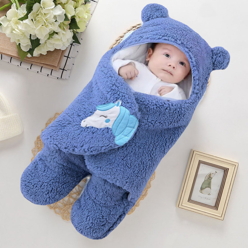 BRANDONN Baby Sleeping Bag New Born Hooded Wearable Security Bag Sleeping Bag