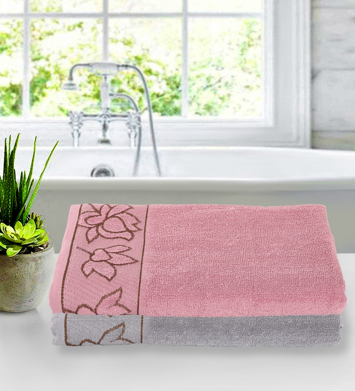 Satisfyn Cotton 400 GSM Bath Towel(Pack of 2)