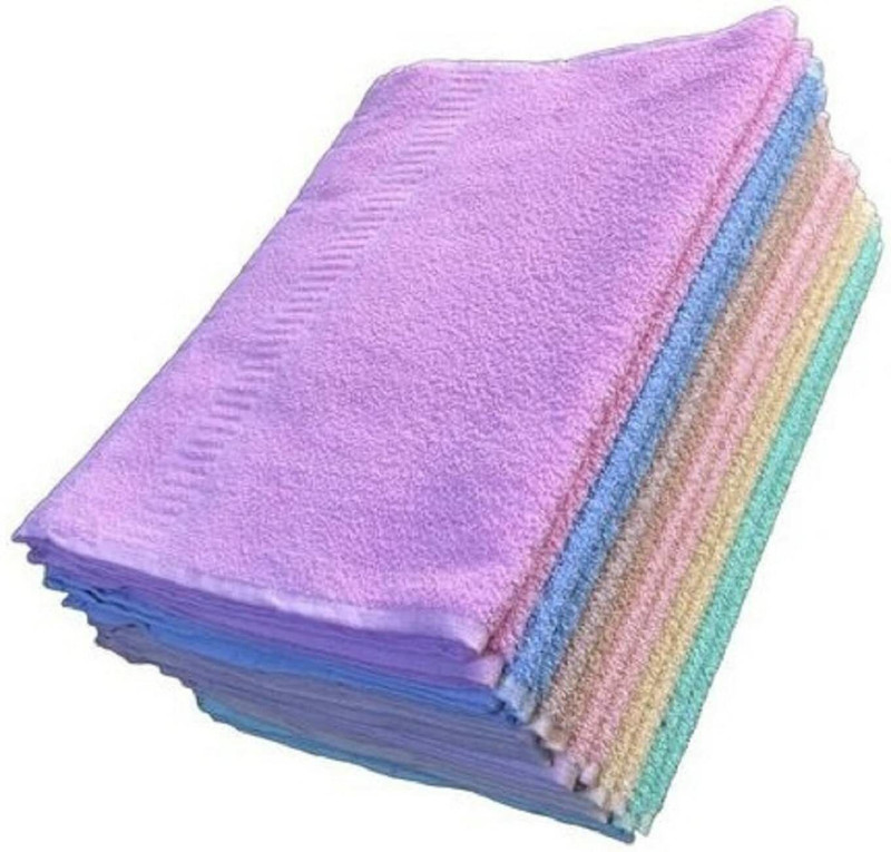 PITRADEV Cotton 300 GSM Face, Hand, Sport Towel(Pack of 12)