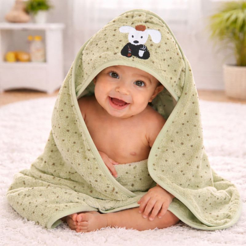 The Little Lookers Microfiber 500 GSM Bath Towel