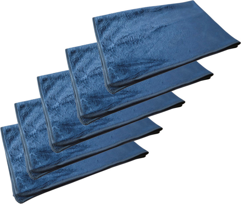 PrettyBUYERS Microfiber 420 GSM Bath, Hand, Face Towel(Pack of 5)