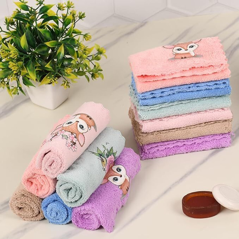soxsense Microfiber 400 GSM Face, Hand, Sport Towel Set(Pack of 12)