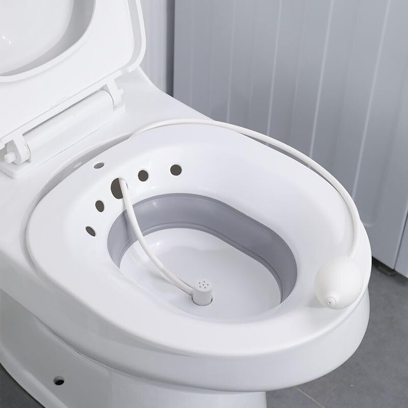 BLINK BASKET Bath Tub for Fissure With Pressure Pump| Foldable Bath Tub for Pregnant Women(Multicolor)