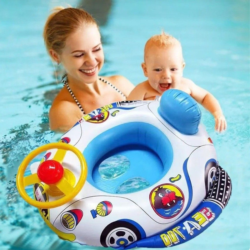 FENCE Baby Swimming Tube Safe Anti-flip Inflatable Swimming Floats for Kids(Multicolor)