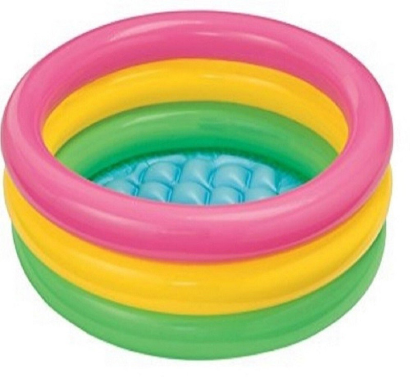 HouseOfCommon Intex 2-feet inflatable bath tub(Multicolor)