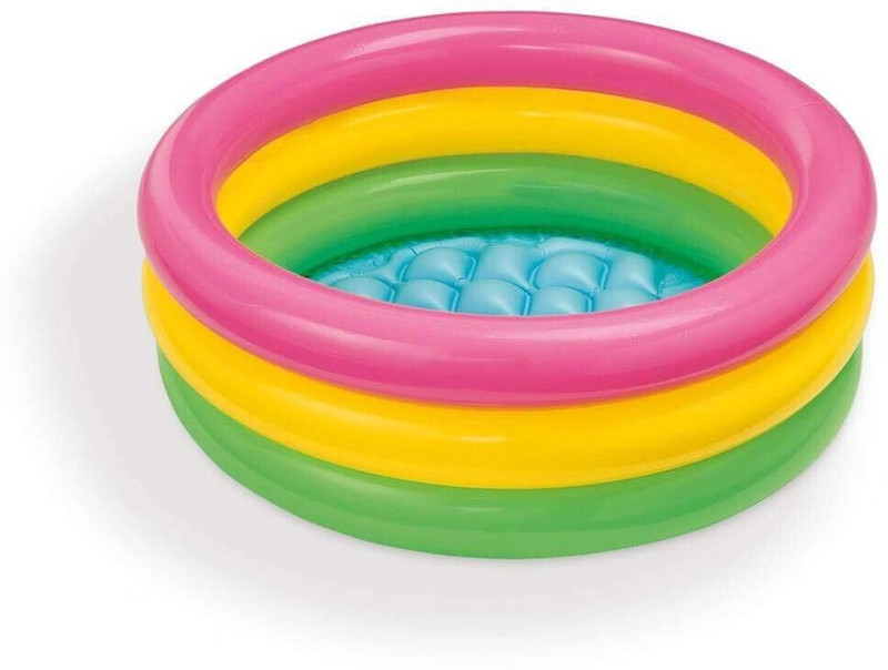 indmart 2 feet Baby Pool Bath Tub for 1-3 Years Indoor & Outdoor Swimming Pool for Kids(Multicolor)