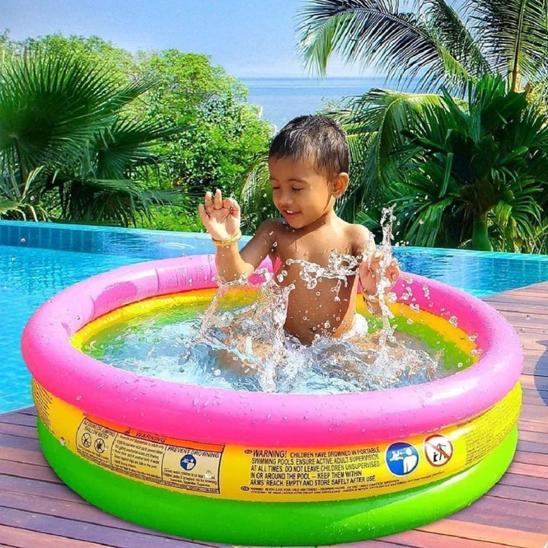Olsic 3 Ft Kids Swimming Bath Tub(Multicolor)