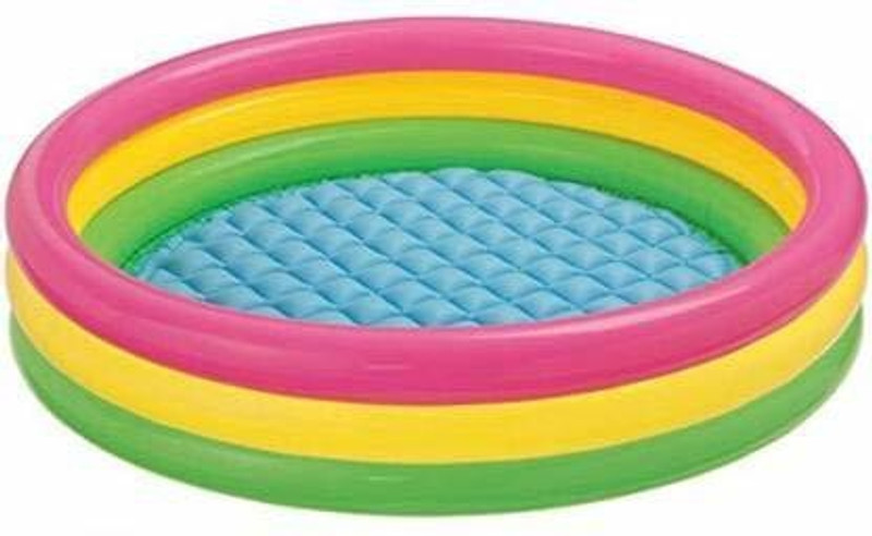 ALEWA Summer Special 3 feet Inflatable Kid Swimming Pool, Bath tub, Water Pool(Multicolor)