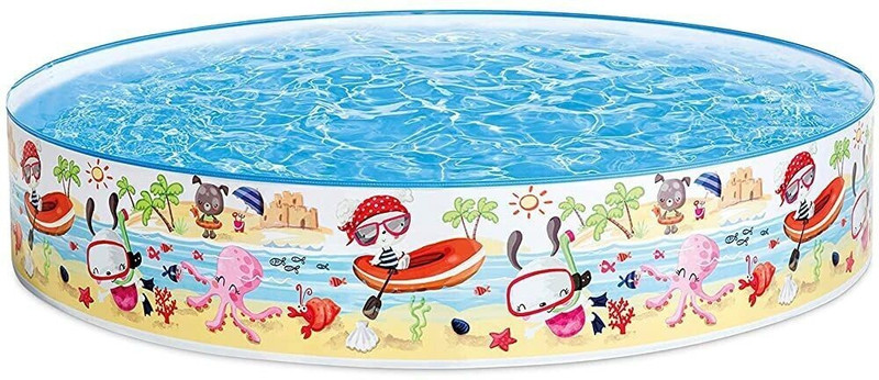 JOY MAKER Pool 5 Feet Kids Water Pool Bath Tub Swimming Pool Size 5Fit(Blue)