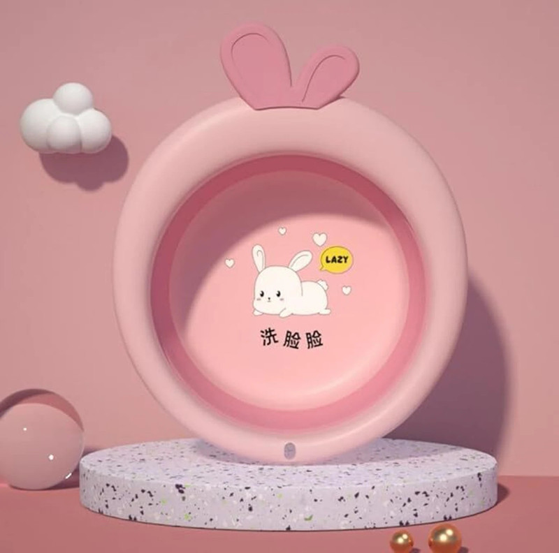 glowira Bath Tub folding baby bathtub(Pink)