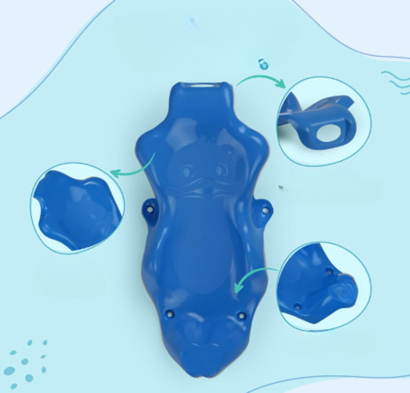 Tiny Tales Baby Bathing/Portable Baby Bath Support Seat(Blue)