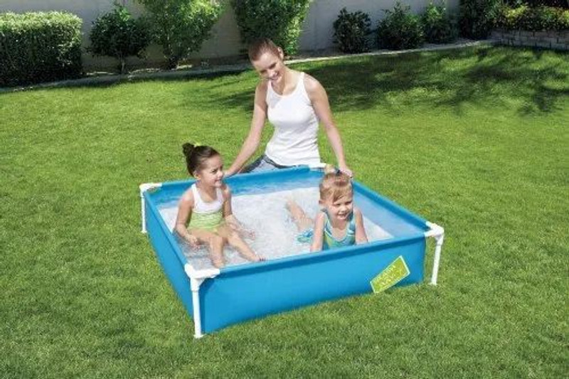 Besway 48" x 48" x 12"/1.22m x 1.22m x 30.5cm My First Frame Pool(Blue)