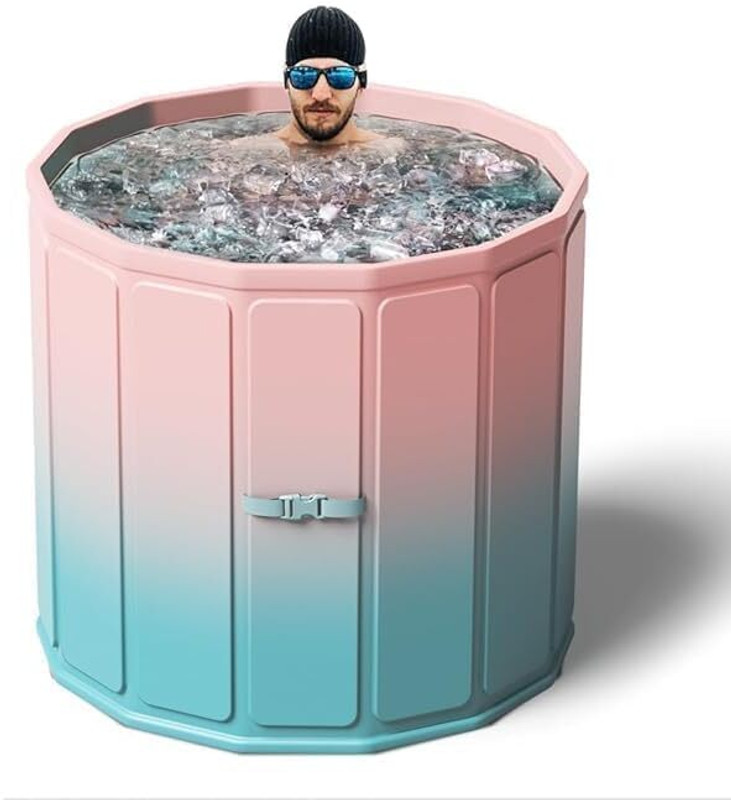 KARTAHARTA Portable Foldable Bath Tub for Adults Bathroom(Rainbow)