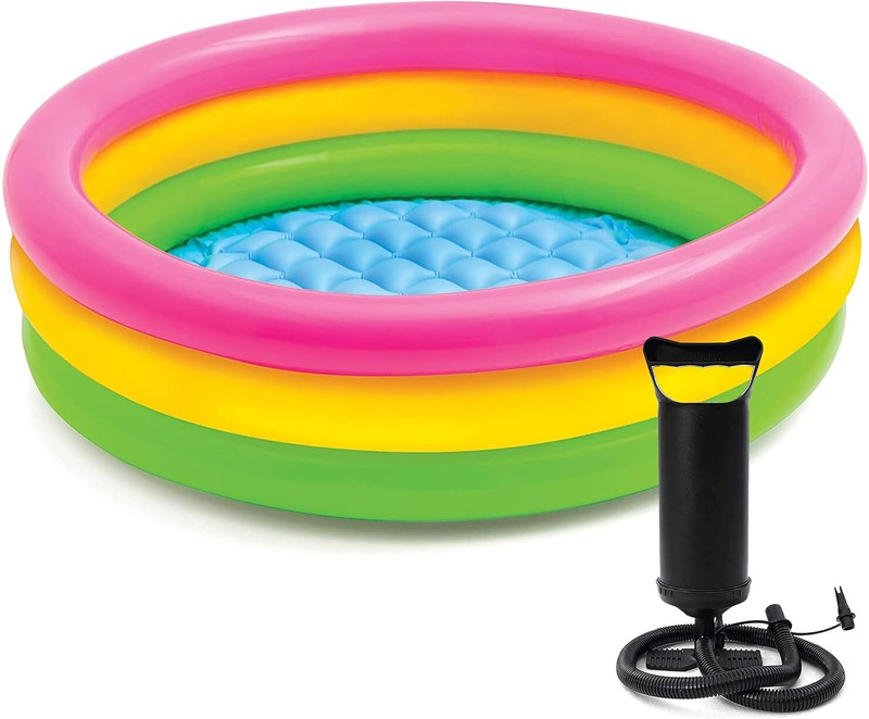 nextinventures Water Tub Inflatable Pool 2ft Diameter Baby Bath Seat (Multicolor) Inflatable Swimming Pool(Multicolor)