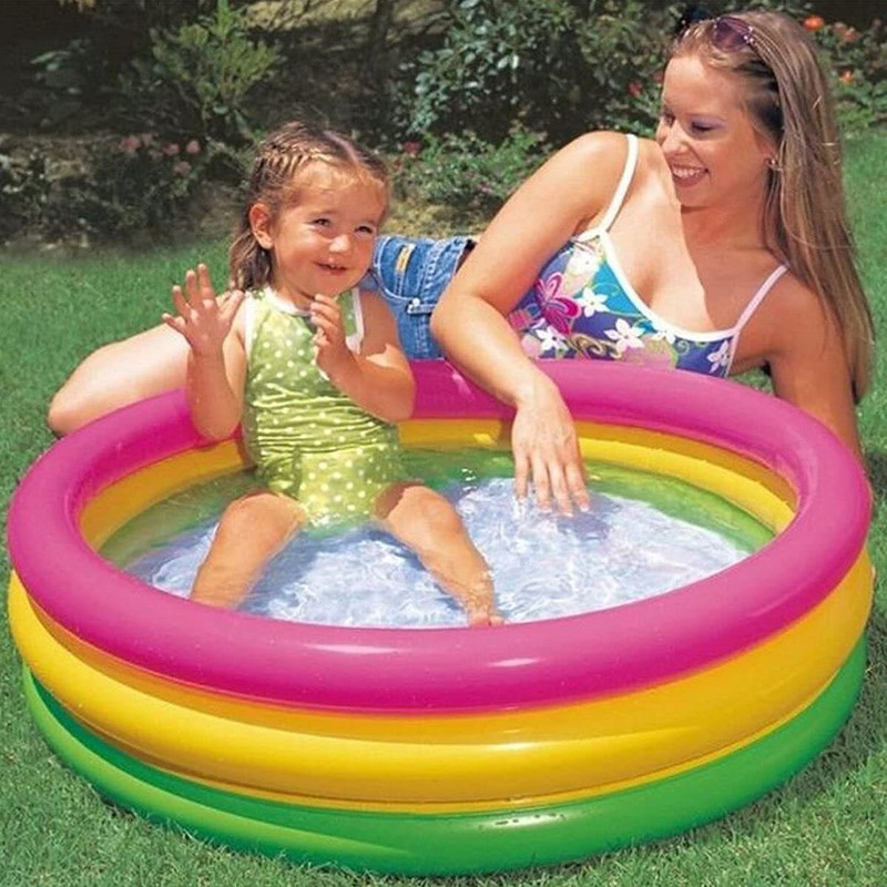 ALEWA Bath Tub Tube for Enjoying Kids for 1-4 Years for Kids 2-feet Swimming Pool(Multicolor)