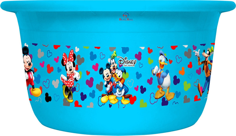 Heart Home Unbreakable Plastic Multipurpose Bath Tub/Washing Tub 25 Ltr (Blue) -HS_35_HEARTH17450(Blue)