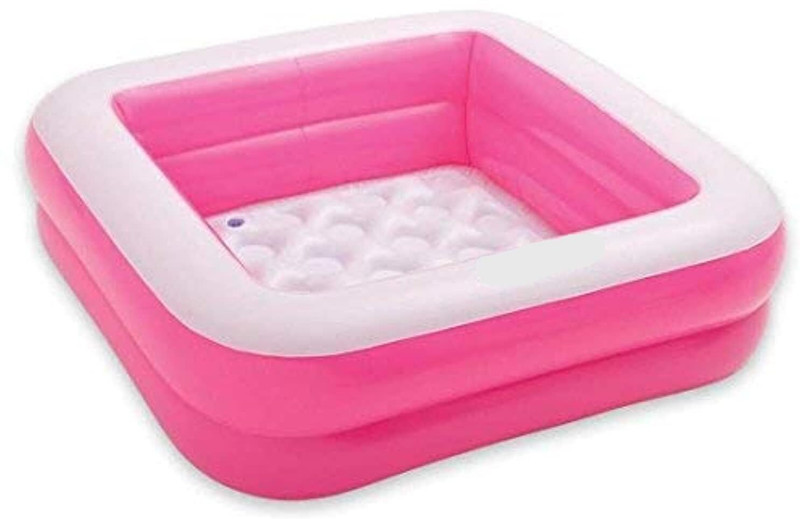 Enorme Baby 3 Feet Inflatable Square Swimming Bath Tub Pool - Multicolor(Multicolor)