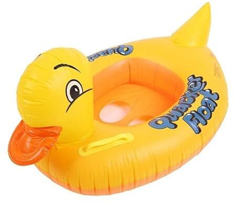 GRANTH CREATION Duck Swimming Pool Float Ring, Inflatable Safety Tube for kids ring Inflatable Swimming Pool(Yellow)