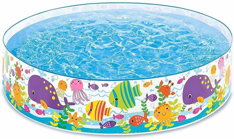 valuableplus Pool 6 Feet Kids Water Pool Bath Tub Swimming Pool Size 6Fit(Blue)