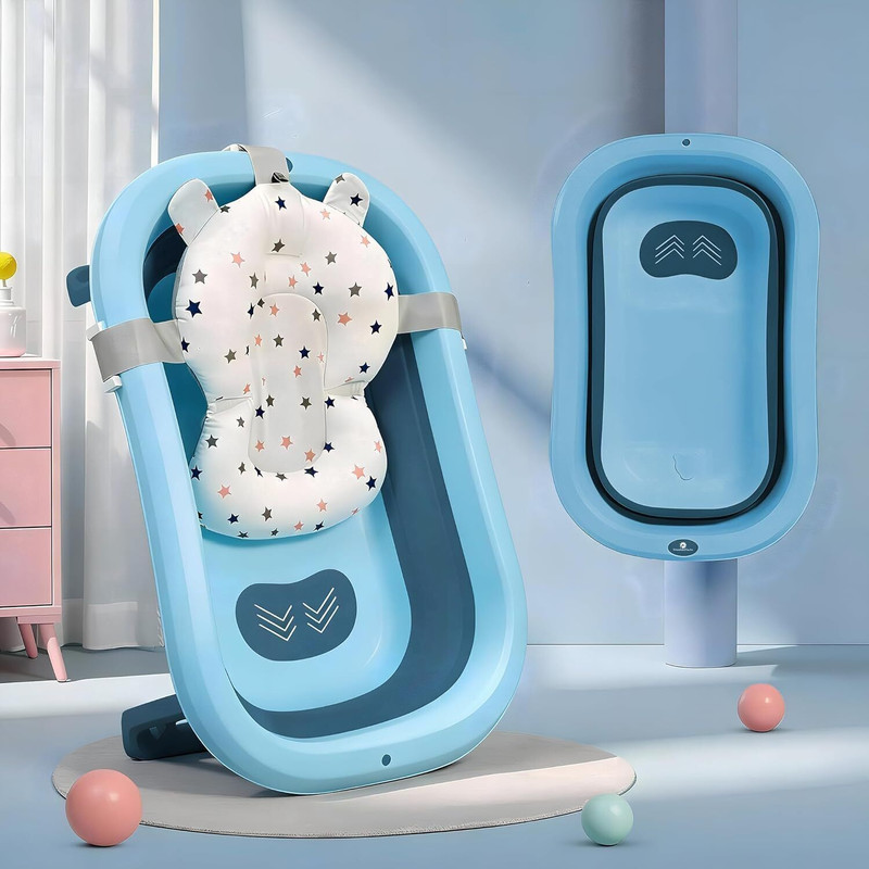 StarAndDaisy New Born Baby Bathtub with Shop Bar for 0 to 3 Years(Sky Blue)