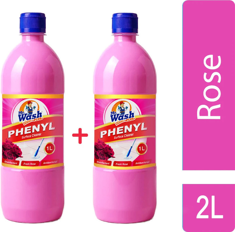 MR WASH PHENYL 1L+1L BUY ONE GET ONE FREE OFFER ROSE(2 x 1 L)