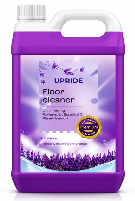 Upride Kills 99.99% germs of Floor, Lavender Disinfectant Surface Cleaner Lavender(3000 ml)